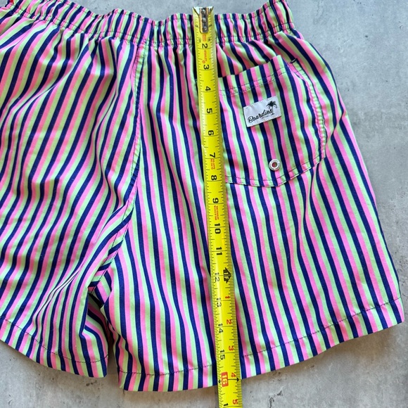 Boardies Striped Pink, Navy, Green Swim Trunks, Men’s Small - Picture 11 of 12